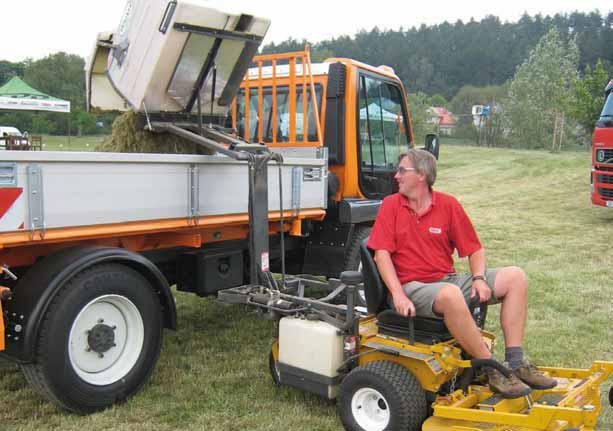 Walker zitmaaier : optie hooglossysteem