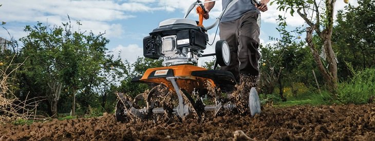 stihl tuinfrees in actie