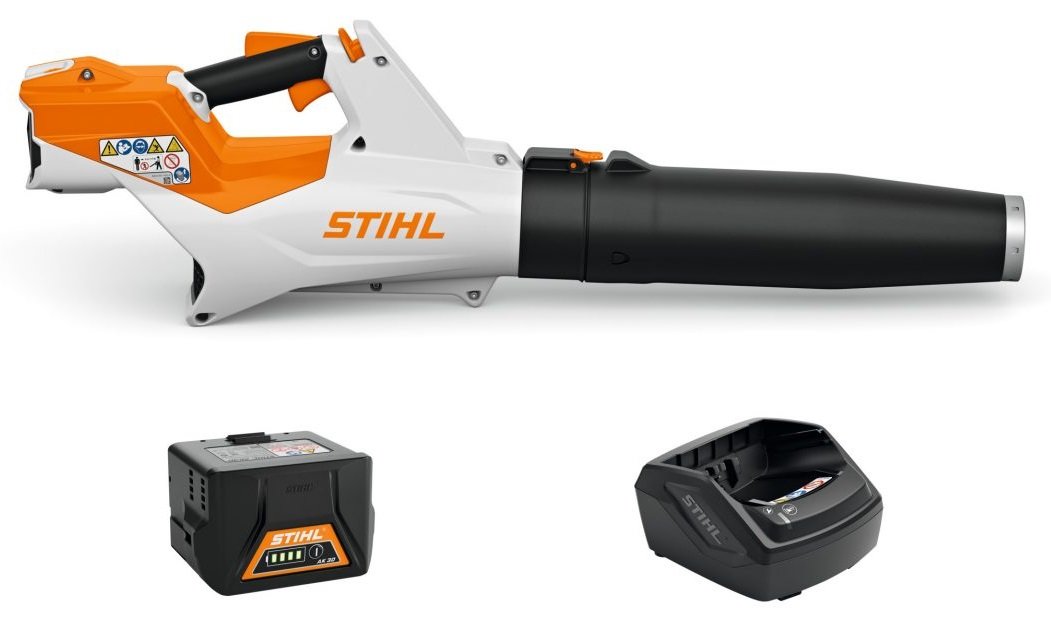 STIHL BGA60 ACCU BLADBLAZER MET ACCU AK20 EN LADER AL101