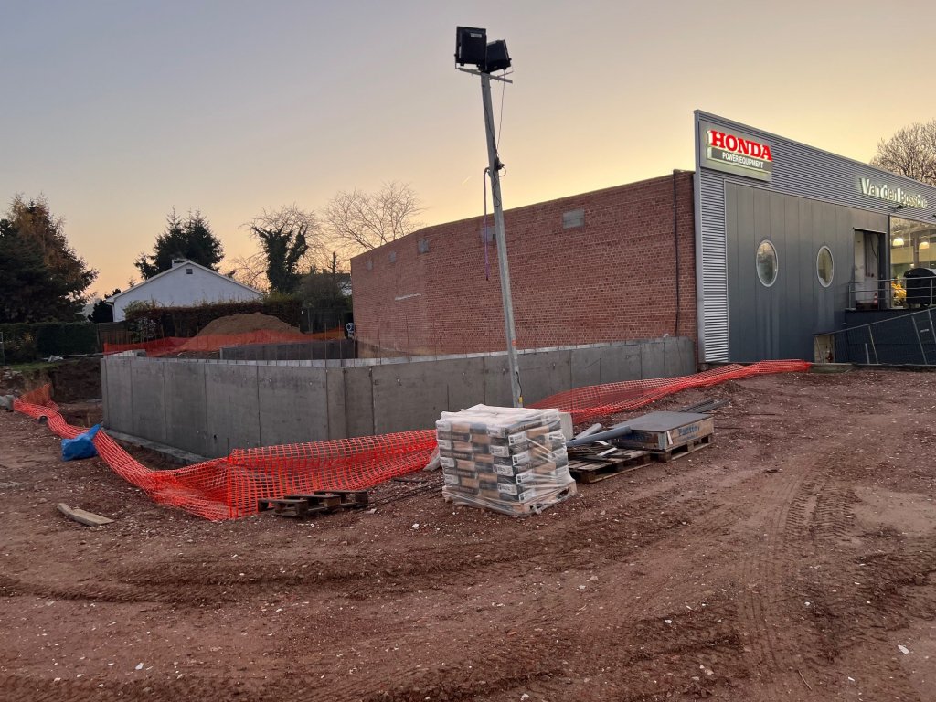 uitbreiding vdbossche - kelder klaar