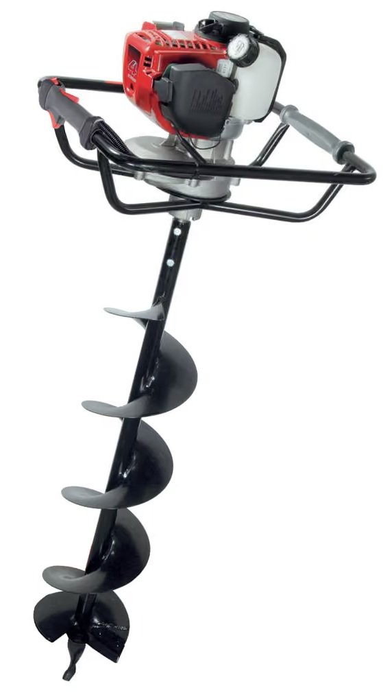 Blue bird grondboormachine met HONDA motor GX35 en boor 20cm