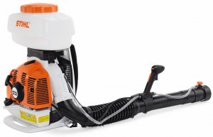 Nevelspuit Stihl SR 450 (+ poeder of korrels)