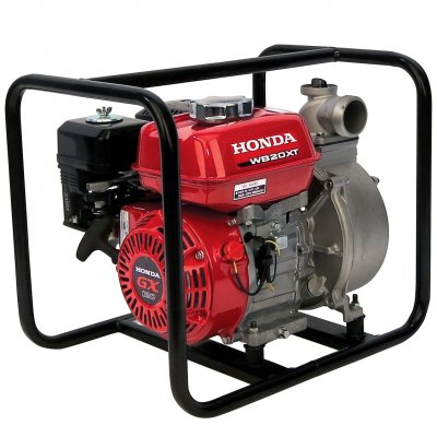 Professionele waterpomp Honda WB20  (4T motor GX120 - 620 l/min - 3,2 bar)