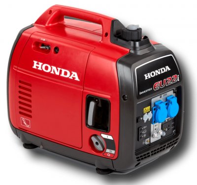 Stroomgroep Honda EU22i (230V - max. 2,0 kVA - geluidsarm 71dB - 20,7kg)