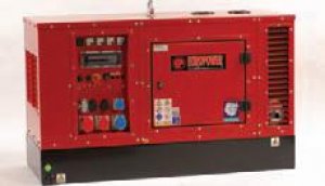 E-POWER Stroomgroep EPS183TDE - dieselmotor Kubota - 230/400V - 18kVA geluidsgedempt