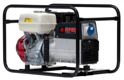 Stroomgroep E-power EP-7000 - benzinemotor Honda GX390 - 230V - 7kVA