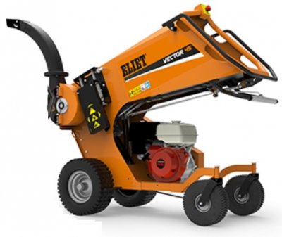 Benzine hakselaar Eliet VECTOR 4S (Honda GX390 motor 13.0pk - takken 8cm - zelfrijdend - intrekrol)