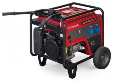 Stroomgroep Honda EM 5500 CSX (230V - 5,5kVA - AVR - elektr.start - 77dB - 108,8kg)