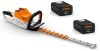 STIHL accu Heggenschaar HSA 100 (400W - mes: 60cm & 34mm - 3000omw/min - met 2x AP20 accu)
