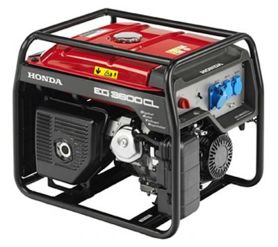 Stroomgroep Honda EG-3600 (benzinemotor - 230V - 3,6kVA + automatische spanningsregeling)